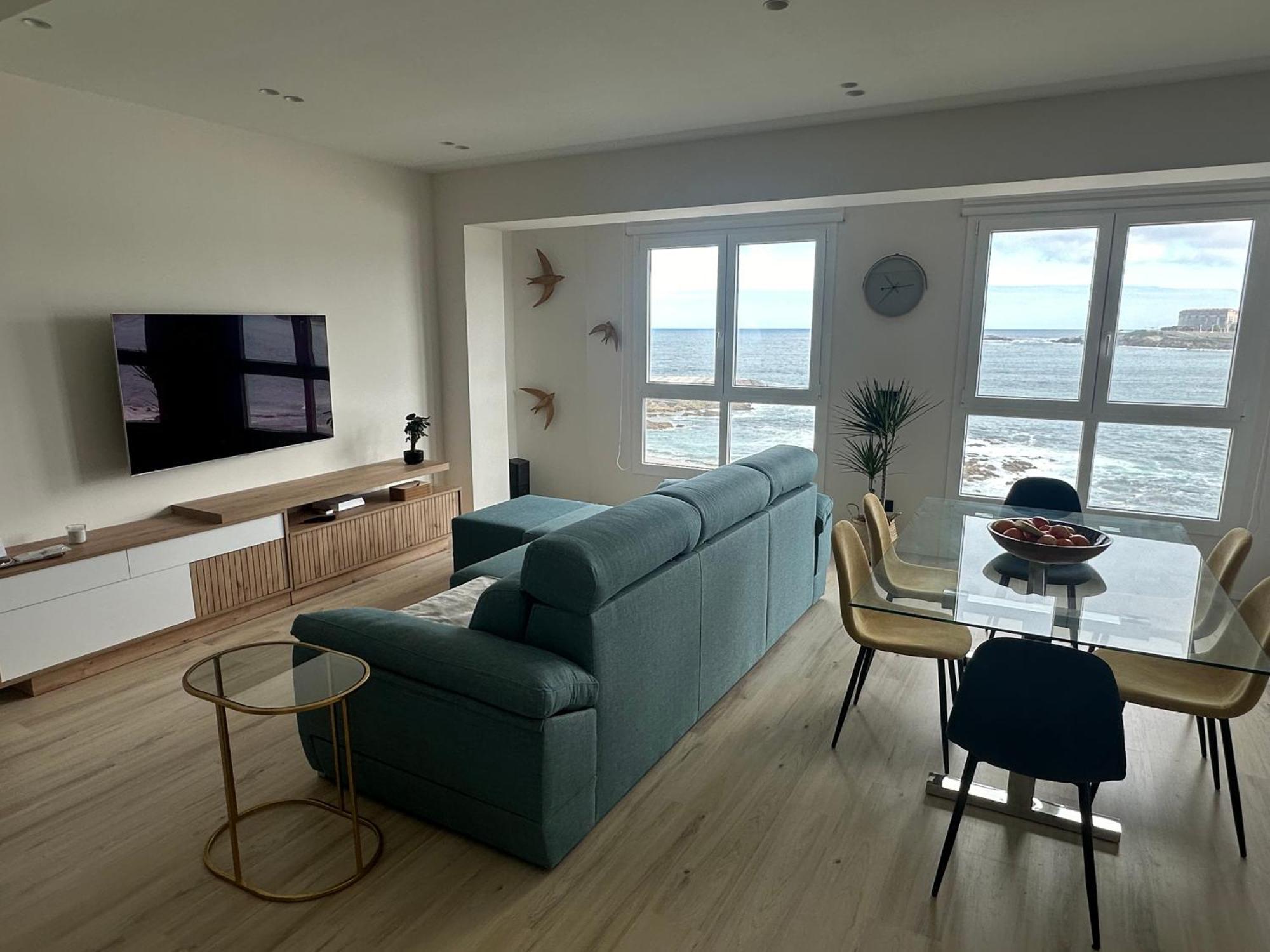Apartmán Piso Con Vistas A La Playa De Riazor A Coruña Exteriér fotografie