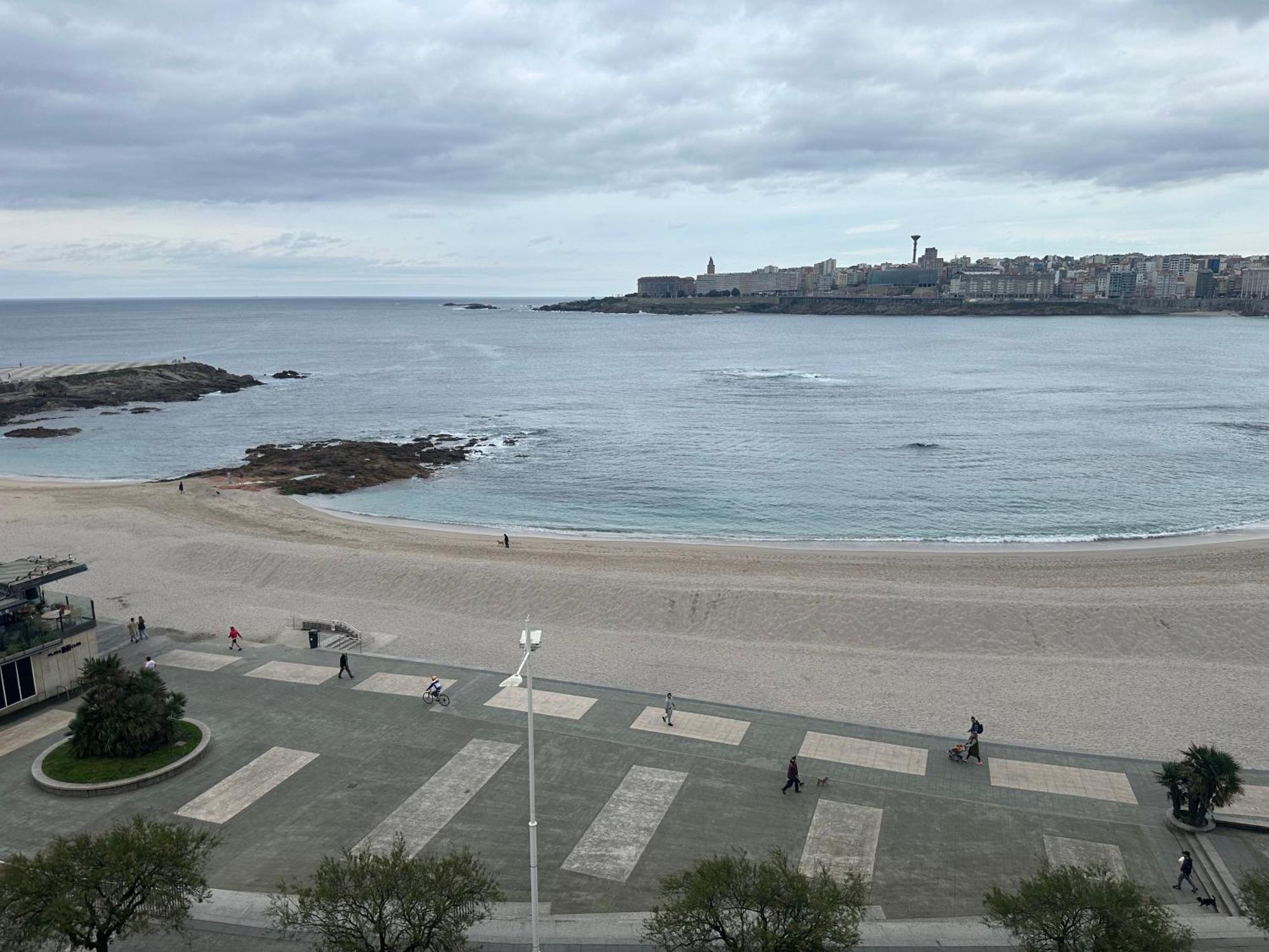 Apartmán Piso Con Vistas A La Playa De Riazor A Coruña Exteriér fotografie