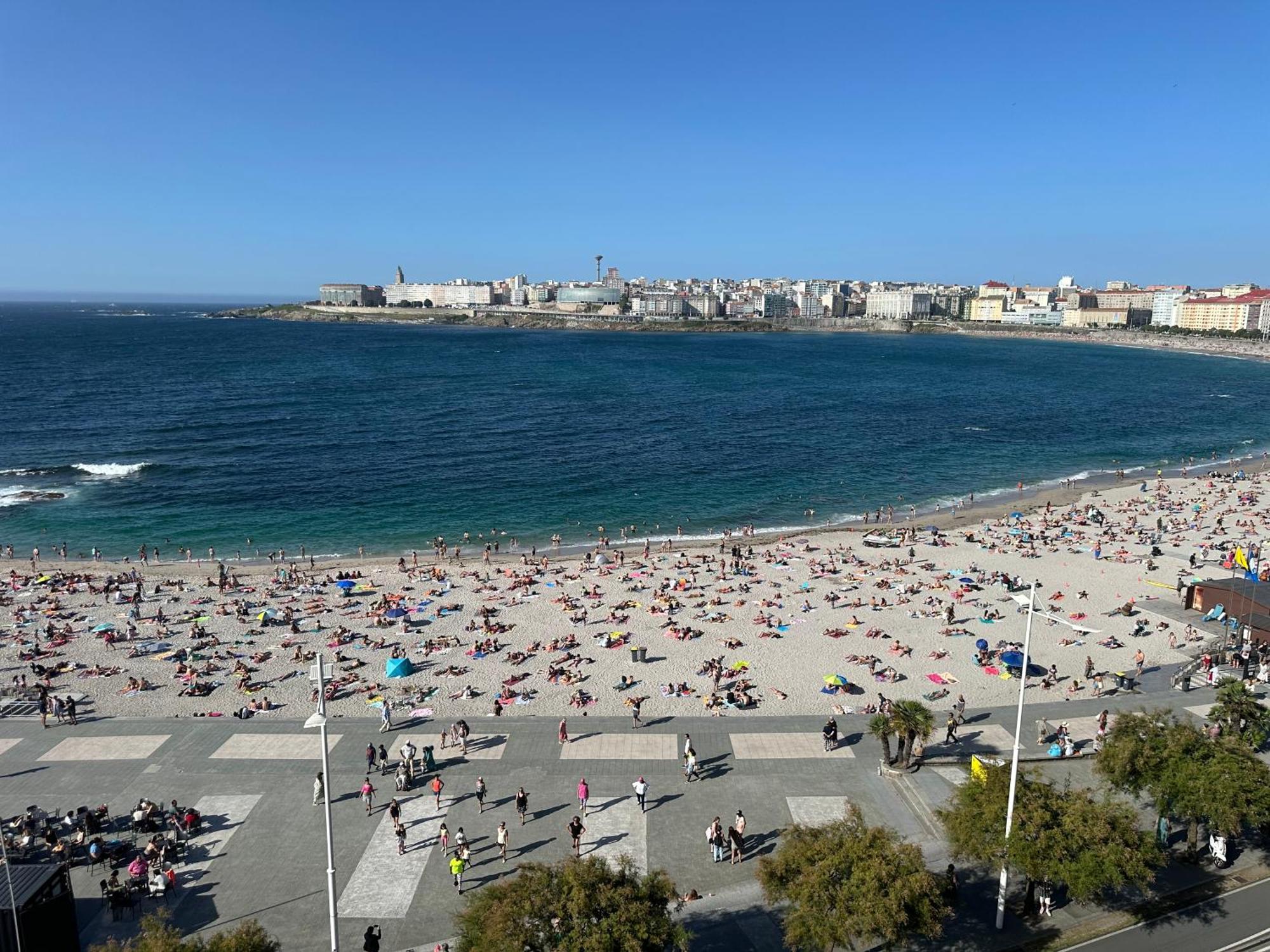 Apartmán Piso Con Vistas A La Playa De Riazor A Coruña Exteriér fotografie